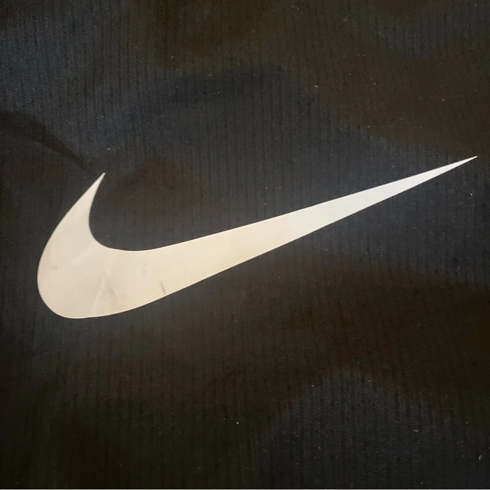 Nike Black and Gray Drawstring Backpack